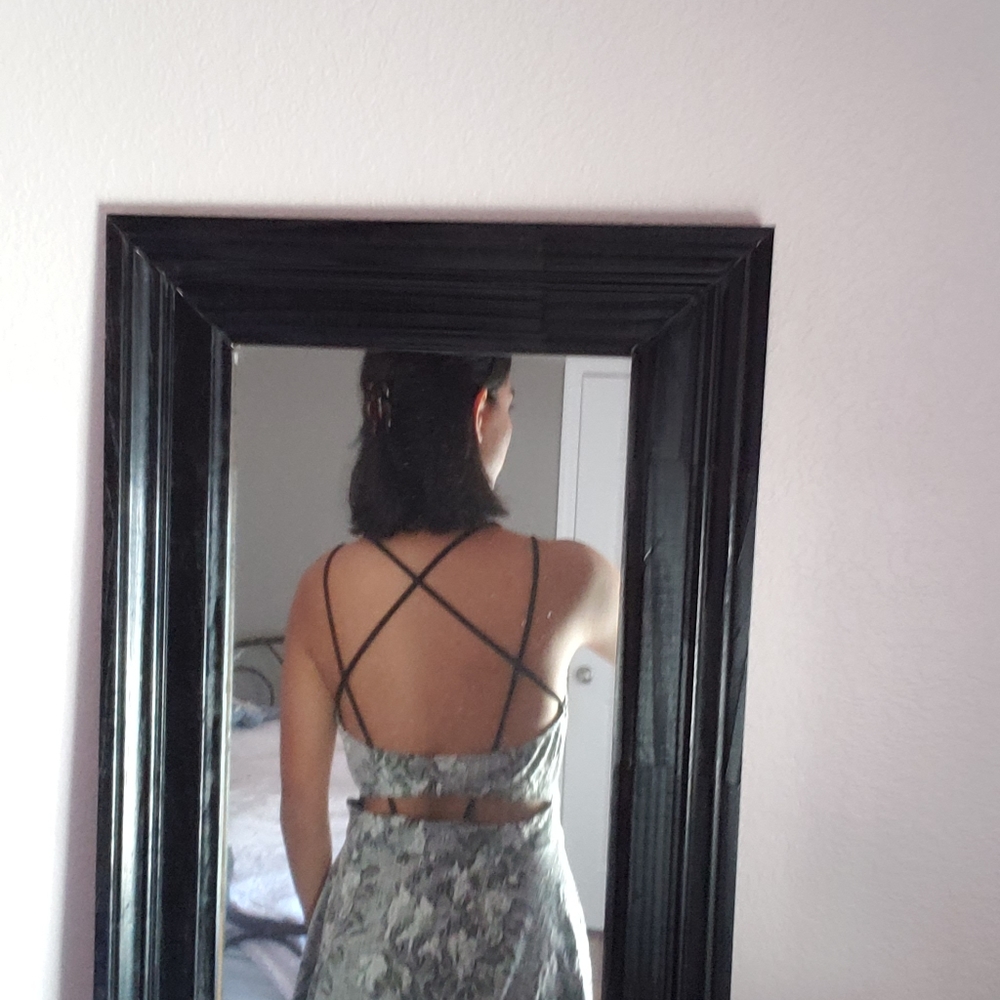 Papaya Backless Dress
